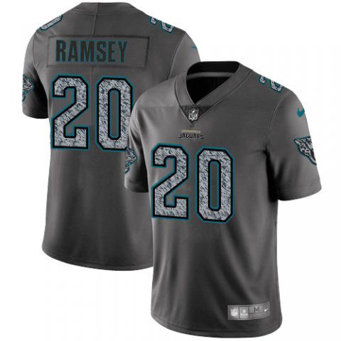 Men Jacksonville Jaguars #20 Ramsey Nike Teams Gray Fashion Static Limited NFL Jerseys->jacksonville jaguars->NFL Jersey